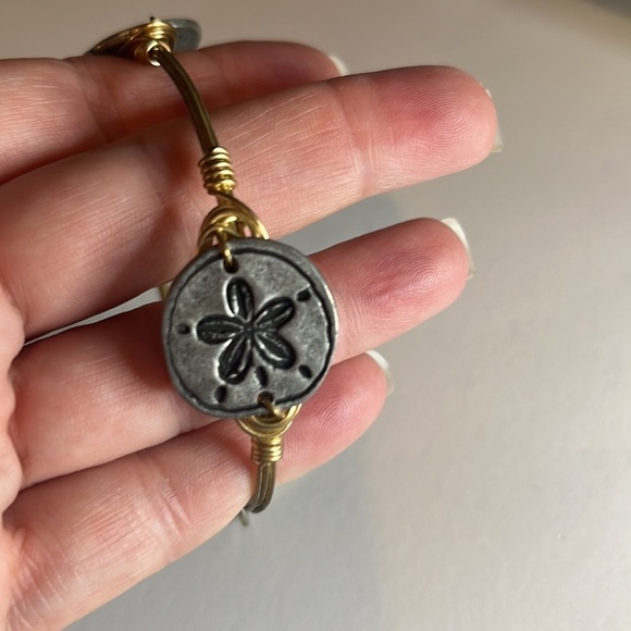 Bourbon and Bowties Sand Dollar Bangle - Picture 4 of 9